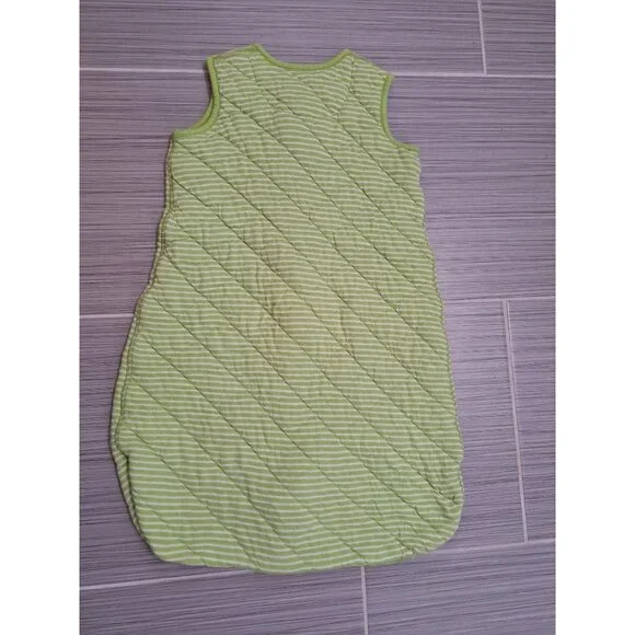 Hanna Andersson Moon And Back Baby Sleep Sack Green Striped Organic Cotton Small - Picture 5 of 8